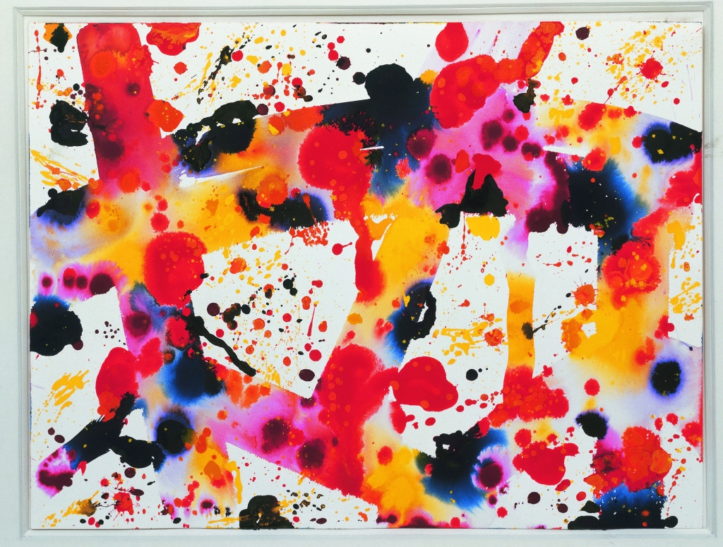 Sam Francis Komposition, 1973 Gouache auf Papier 65 x 78 cm Inv. 3474