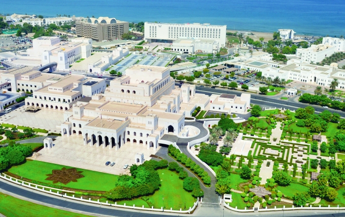 Aeria View of The Royal Opera House Muscat