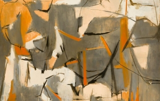 Esteban Vicente, Number 5, 1950, Olio su tela, cm 95,4x122 x5 cm, Museo de Arte Contemporáneo Esteban Vicente, Segovia