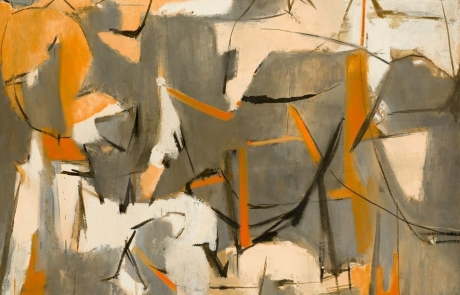 Esteban Vicente, Number 5, 1950, Olio su tela, cm 95,4x122 x5 cm, Museo de Arte Contemporáneo Esteban Vicente, Segovia
